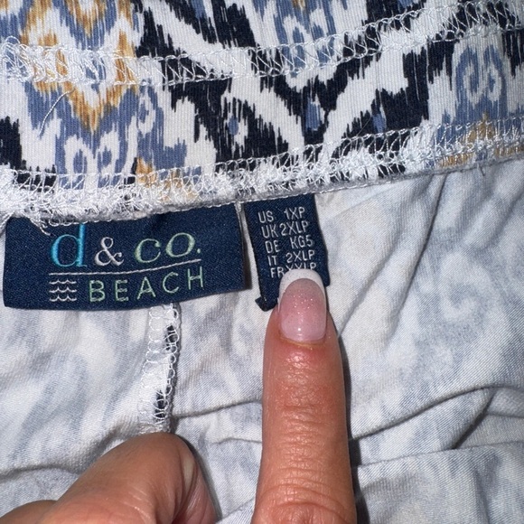 "Denim & Co. Beach Jersey Regular Straight Leg Ankle Pants - Picture 7 of 8